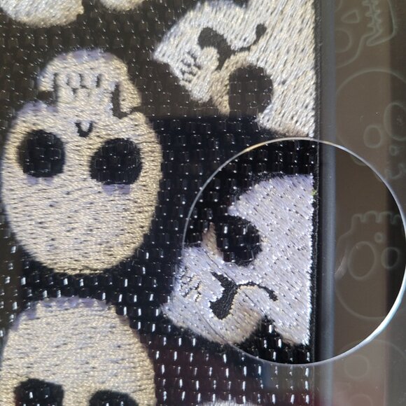 Pink Sky iPhone 15 Pro Max Limited Edition REAPER SKULL Beaded Phone Case - Picture 4 of 8